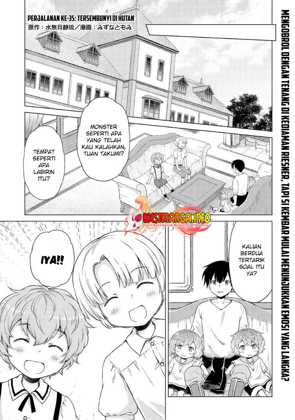 Halaman 2 dari Isekai Yururi Kikou - Raising Children While Being an Adventurer Chapter 35