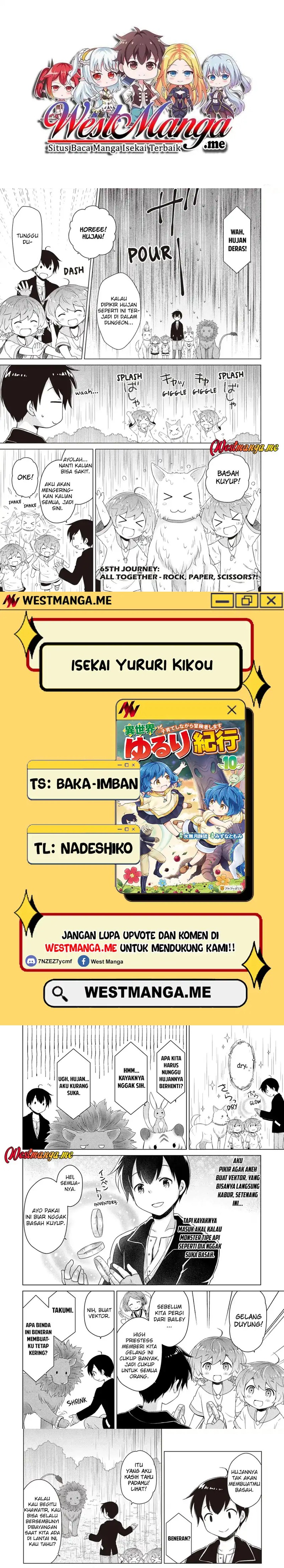 Halaman 1 dari Isekai Yururi Kikou - Raising Children While Being an Adventurer Chapter 65