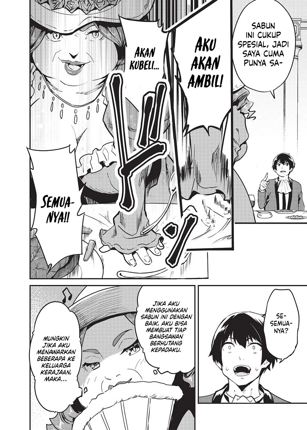Halaman 5 dari Itsudemo Jitaku ni Kaerareru Ore wa, Isekai de Gyoushounin o Hajimemashita Chapter 47