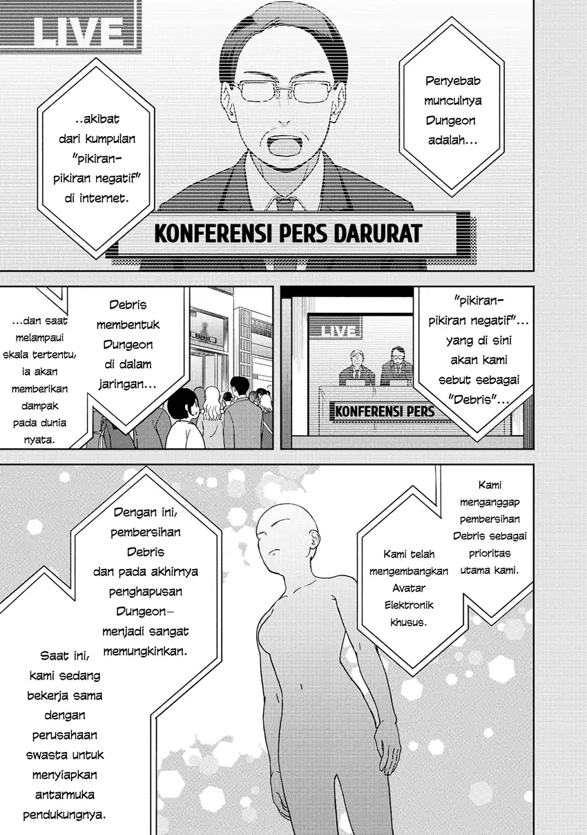 Halaman 21 dari Itsuka Ojousama ni Naritai-kei Dungeon Haishinsha ga Honmono no Ojousama ni Naru made Chapter 1