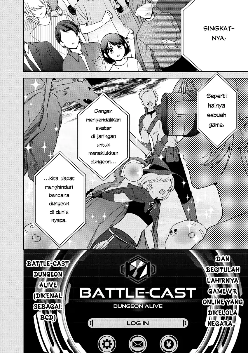 Halaman 22 dari Itsuka Ojousama ni Naritai-kei Dungeon Haishinsha ga Honmono no Ojousama ni Naru made Chapter 1