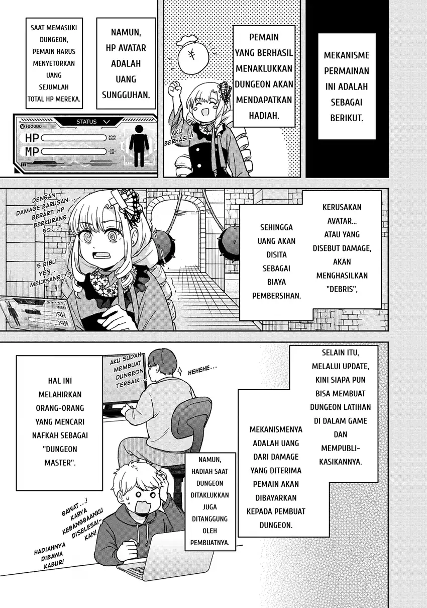 Halaman 23 dari Itsuka Ojousama ni Naritai-kei Dungeon Haishinsha ga Honmono no Ojousama ni Naru made Chapter 1
