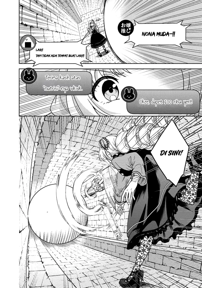 Halaman 9 dari Itsuka Ojousama ni Naritai-kei Dungeon Haishinsha ga Honmono no Ojousama ni Naru made Chapter 1