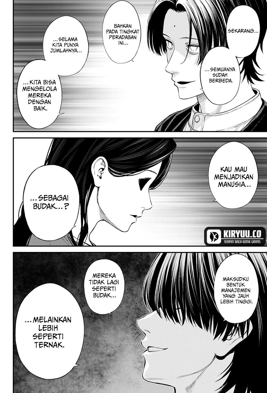 Halaman 11 dari Jinruishoku Chapter 31