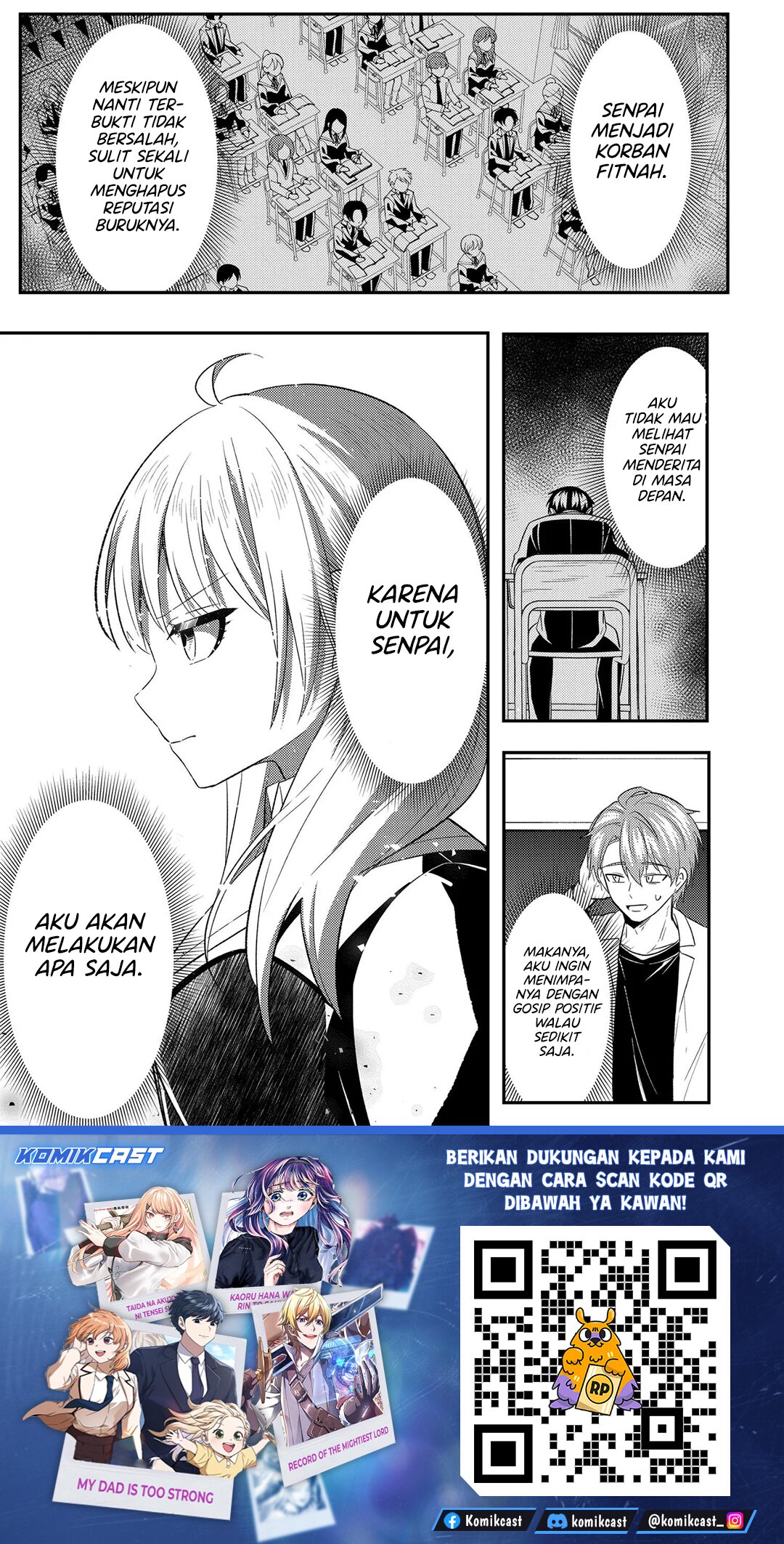 Jinsei Gyakuten ~Uwakisare, Enzai wo Kiserareta Orega, Gakuenichi no Bishoujo ni Natsukareru~ chapter 8.2 halaman 14