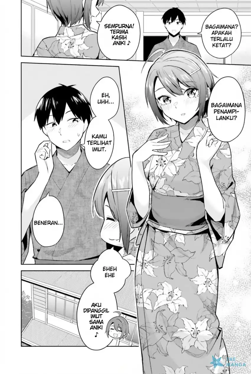 Jitsu wa Gimai (Imouto) deshita. ~Saikin de Kitagiri no Otouto no Kyorikan ga Yatara Chikaiwake~ chapter 20 halaman 21
