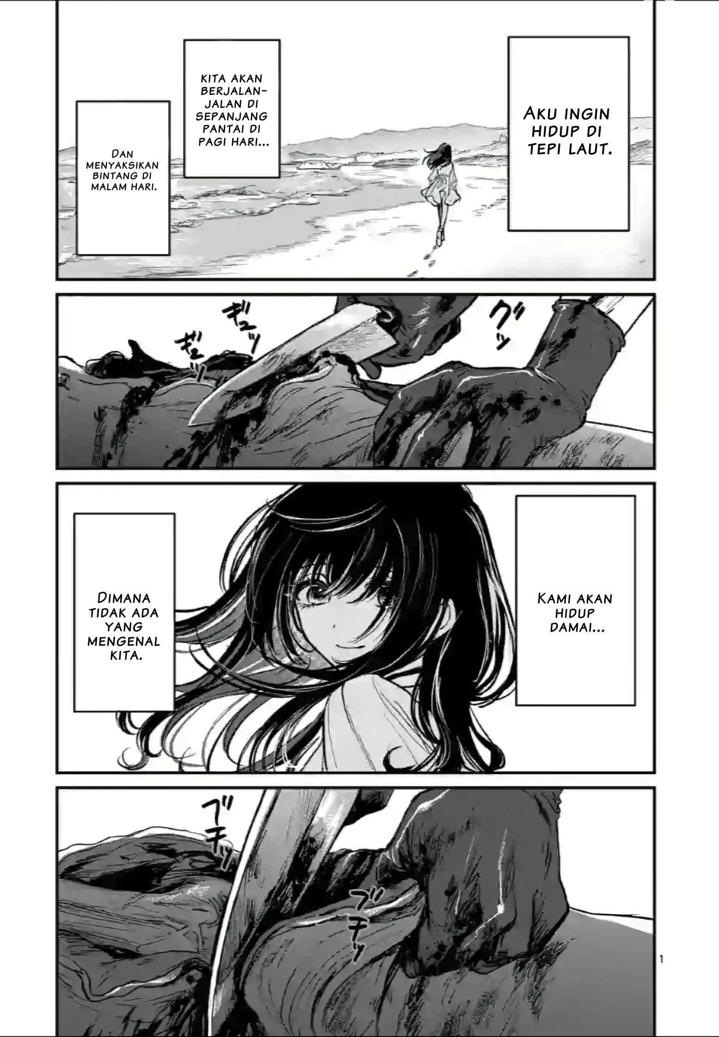 Halaman 2 dari Kimi ni Koisuru Satsujinki Chapter 1