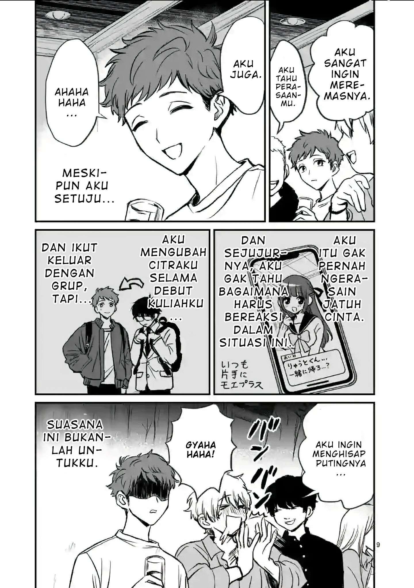 Halaman 9 dari Kimi ni Koisuru Satsujinki Chapter 1