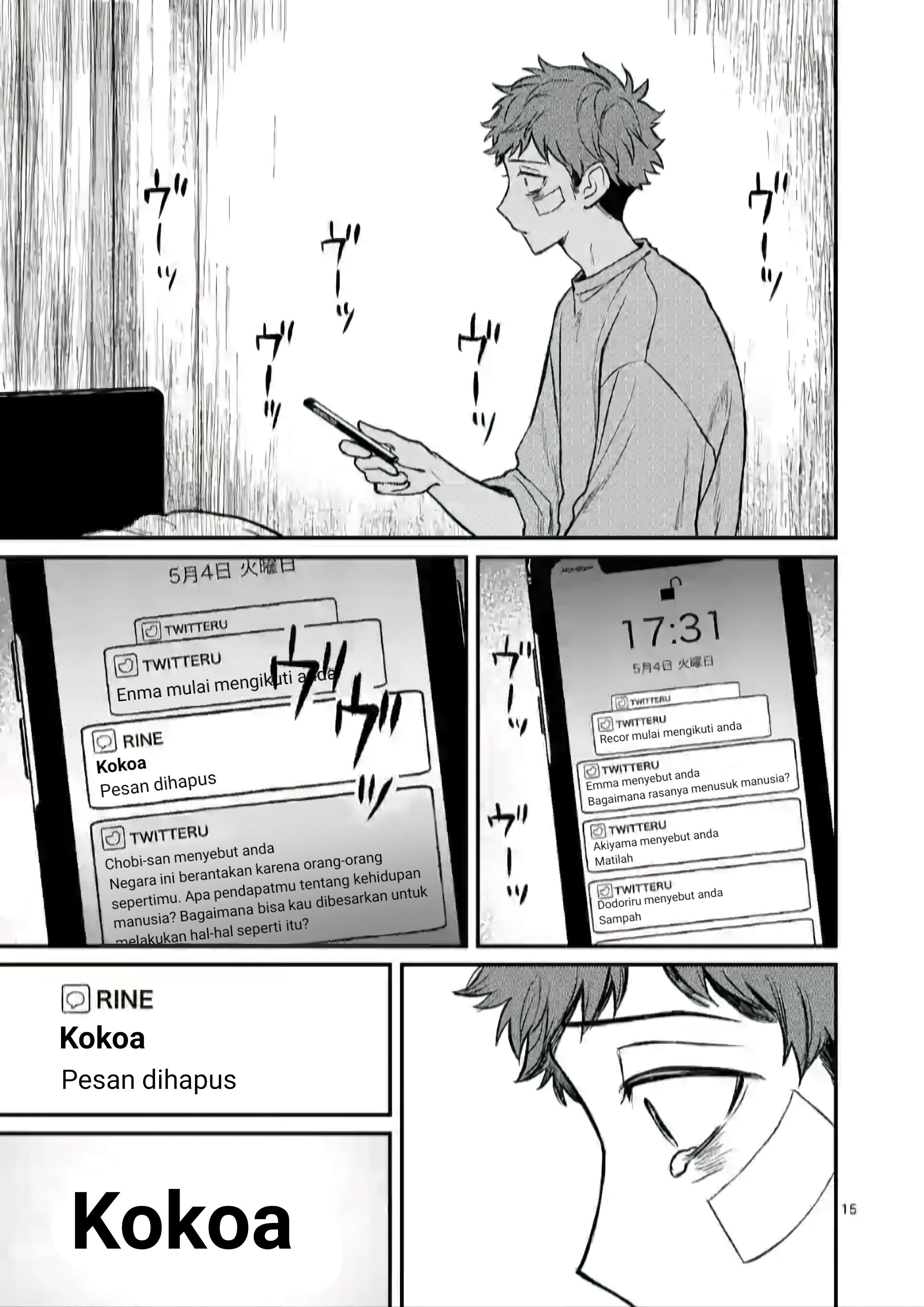 Halaman 16 dari Kimi ni Koisuru Satsujinki Chapter 4