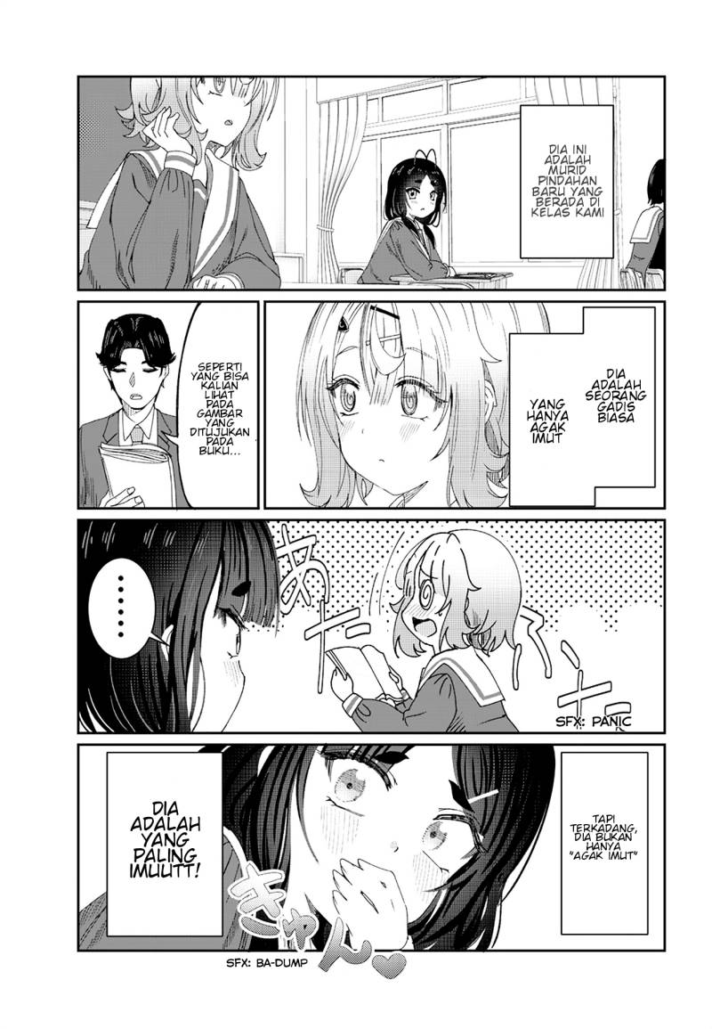 Halaman 1 dari Kimi wa Yakamashi Tojite yo Kuchi wo! Chapter 2.5