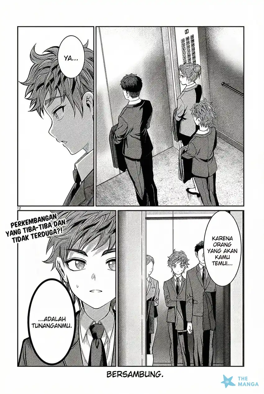 Halaman 13 dari Kimi wa Yakamashi Tojite yo Kuchi wo! Chapter 43
