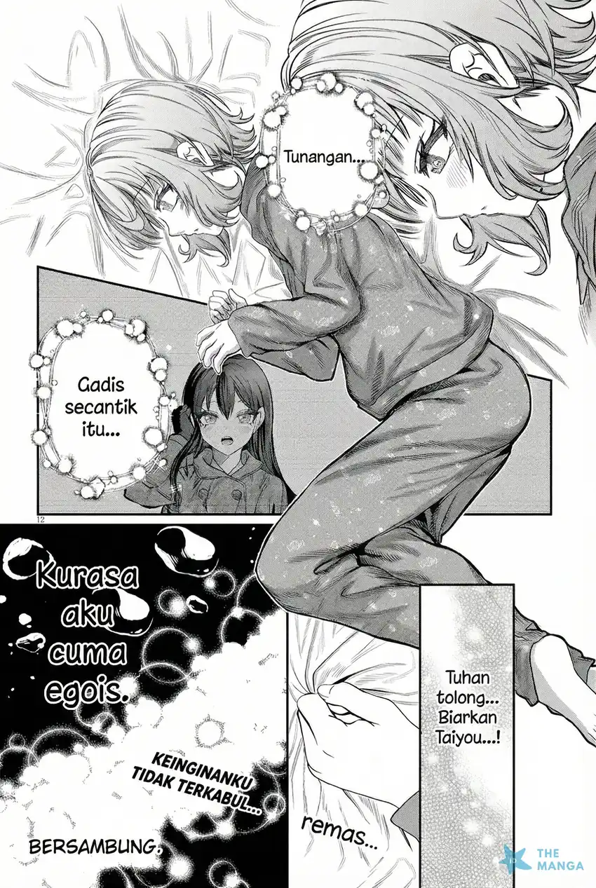 Halaman 13 dari Kimi wa Yakamashi Tojite yo Kuchi wo! Chapter 45