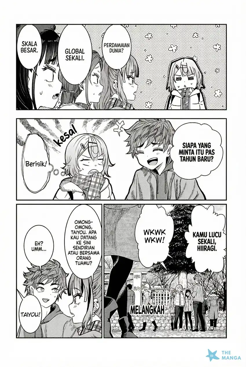 Halaman 7 dari Kimi wa Yakamashi Tojite yo Kuchi wo! Chapter 45