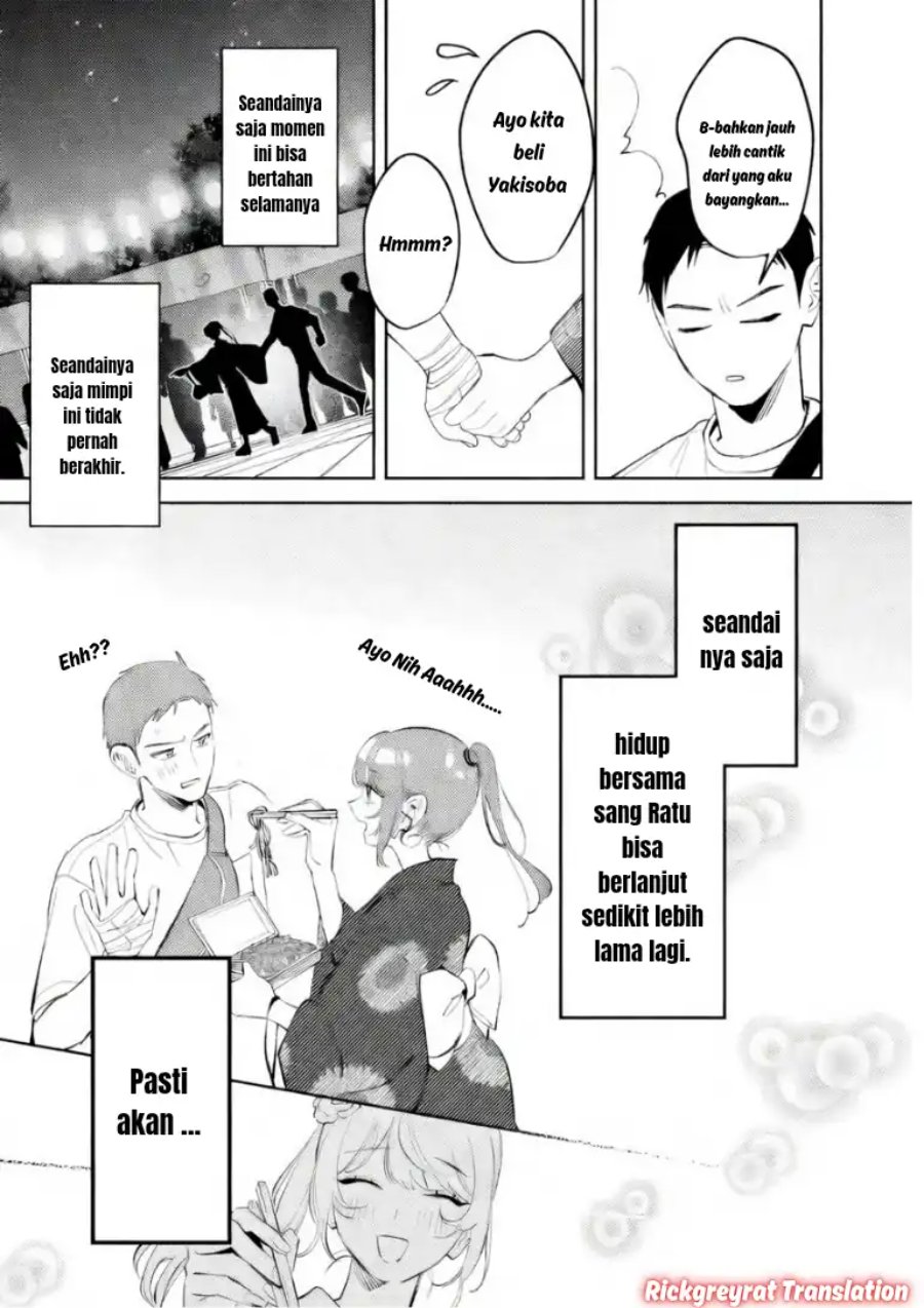 Koko Jidai ni Gomandatta Jou sama to no Dousei Seikatsu wa Igaito Igokochi ga Warukunai chapter 34 halaman 18