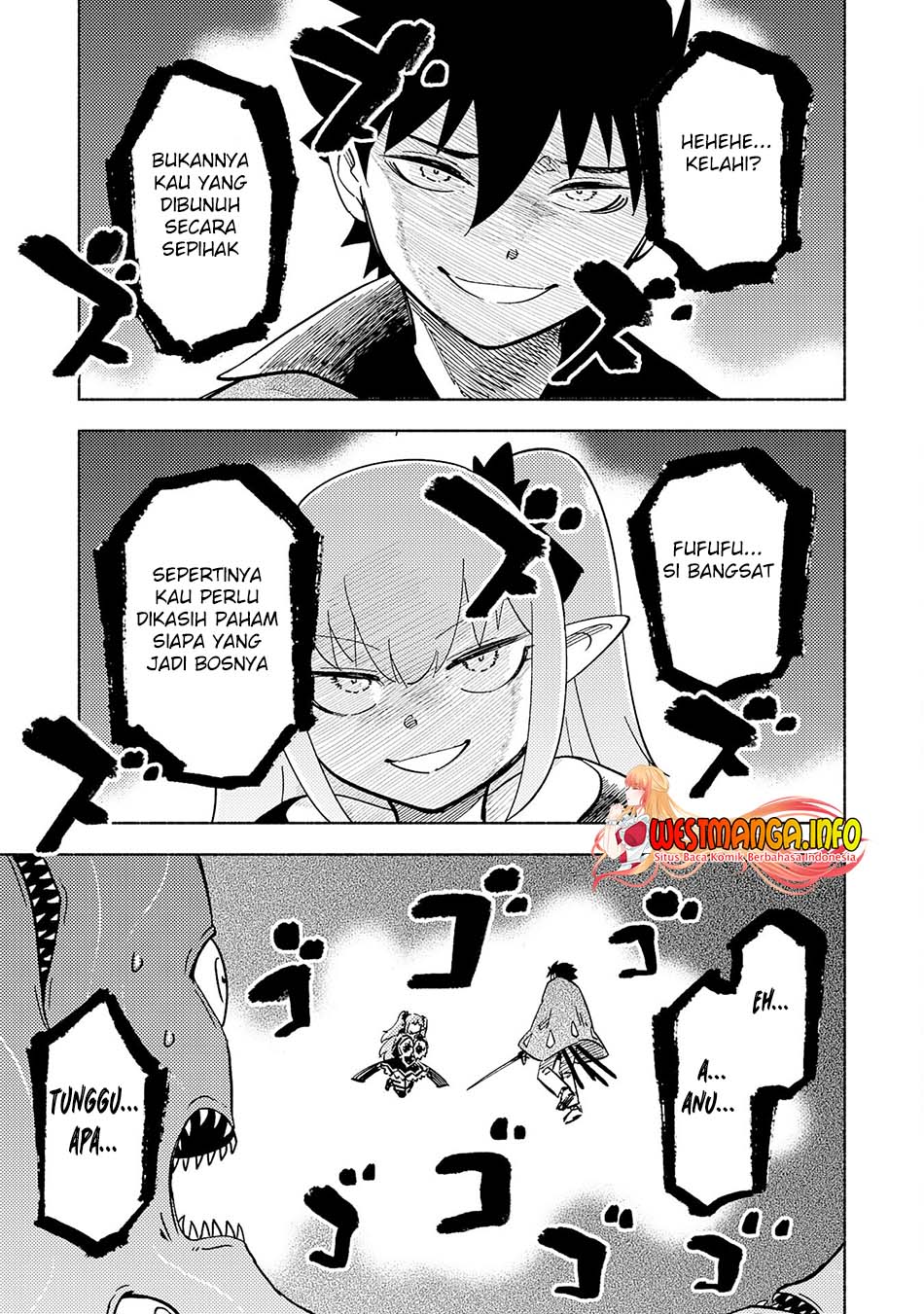 Halaman 14 dari Kono Sekai de Ore dake ga "Level Up" wo Shitteiru Chapter 13