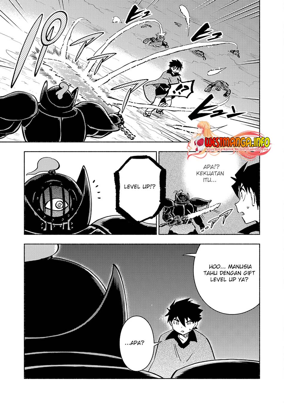 Halaman 33 dari Kono Sekai de Ore dake ga "Level Up" wo Shitteiru Chapter 15