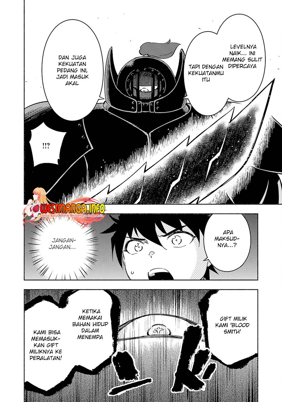 Halaman 34 dari Kono Sekai de Ore dake ga "Level Up" wo Shitteiru Chapter 15
