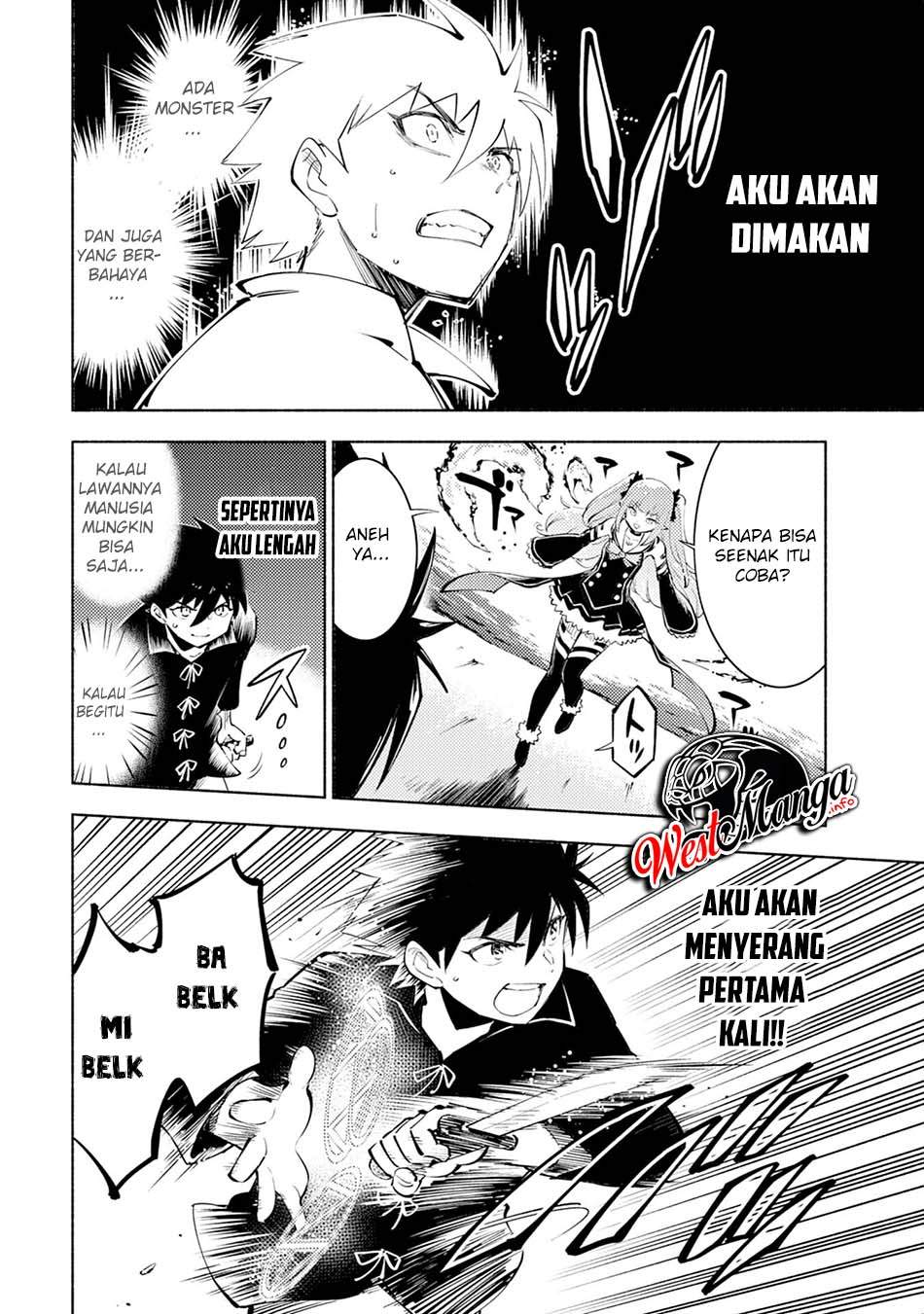 Halaman 17 dari Kono Sekai de Ore dake ga "Level Up" wo Shitteiru Chapter 2
