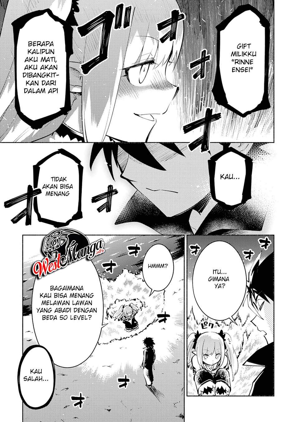 Halaman 36 dari Kono Sekai de Ore dake ga "Level Up" wo Shitteiru Chapter 2