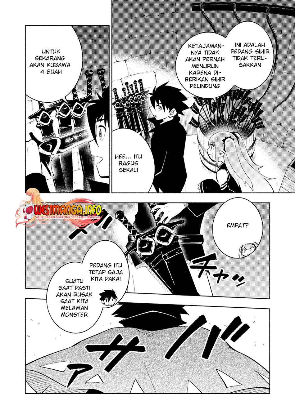 Halaman 13 dari Kono Sekai de Ore dake ga "Level Up" wo Shitteiru Chapter 6
