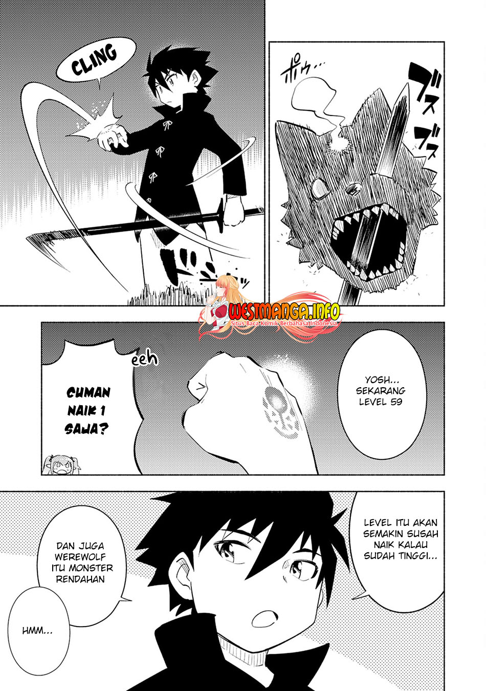 Halaman 6 dari Kono Sekai de Ore dake ga "Level Up" wo Shitteiru Chapter 6