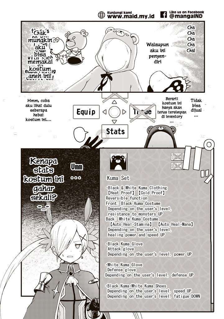 Halaman 9 dari Kuma Kuma Kuma Bear Chapter 1