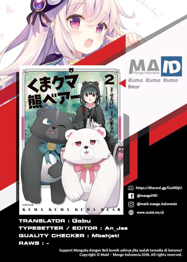Halaman 2 dari Kuma Kuma Kuma Bear Chapter 27