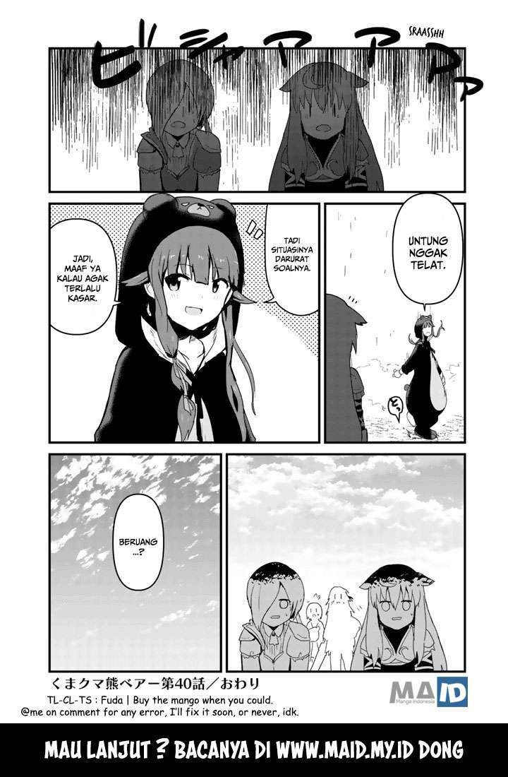 Halaman 20 dari Kuma Kuma Kuma Bear Chapter 40