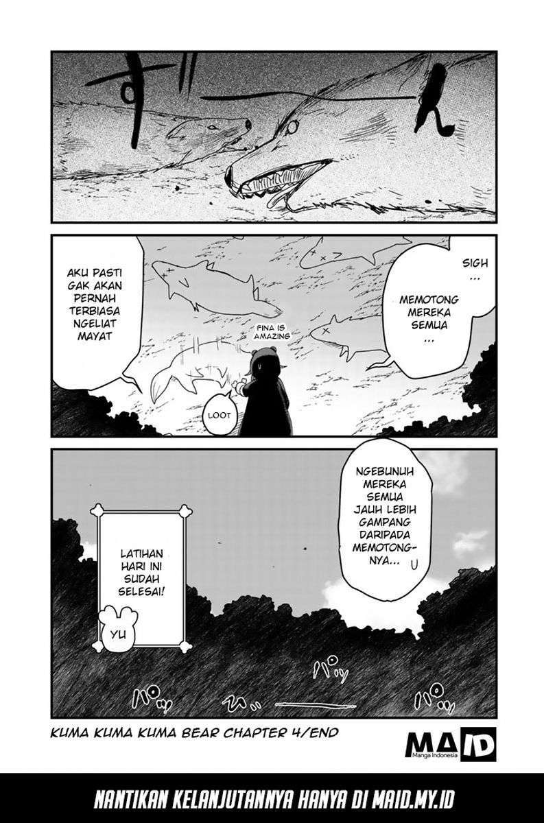 Halaman 18 dari Kuma Kuma Kuma Bear Chapter 6