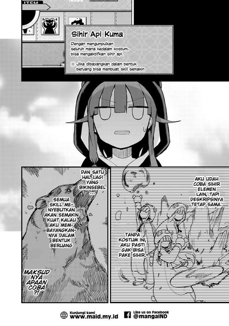 Halaman 8 dari Kuma Kuma Kuma Bear Chapter 6