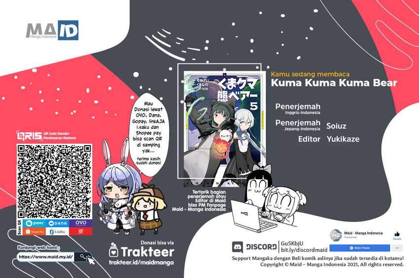 Halaman 1 dari Kuma Kuma Kuma Bear Chapter 62