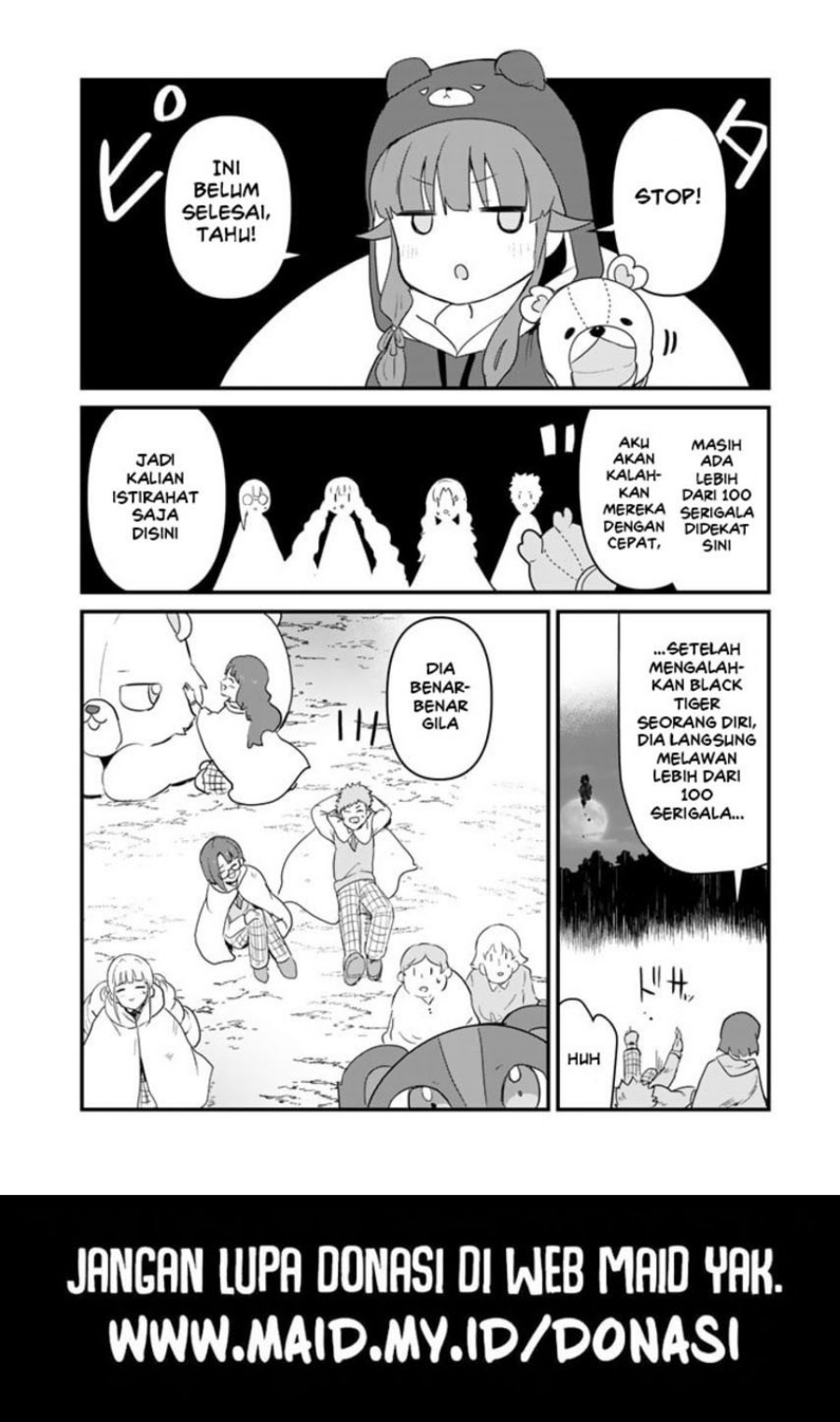 Halaman 18 dari Kuma Kuma Kuma Bear Chapter 91