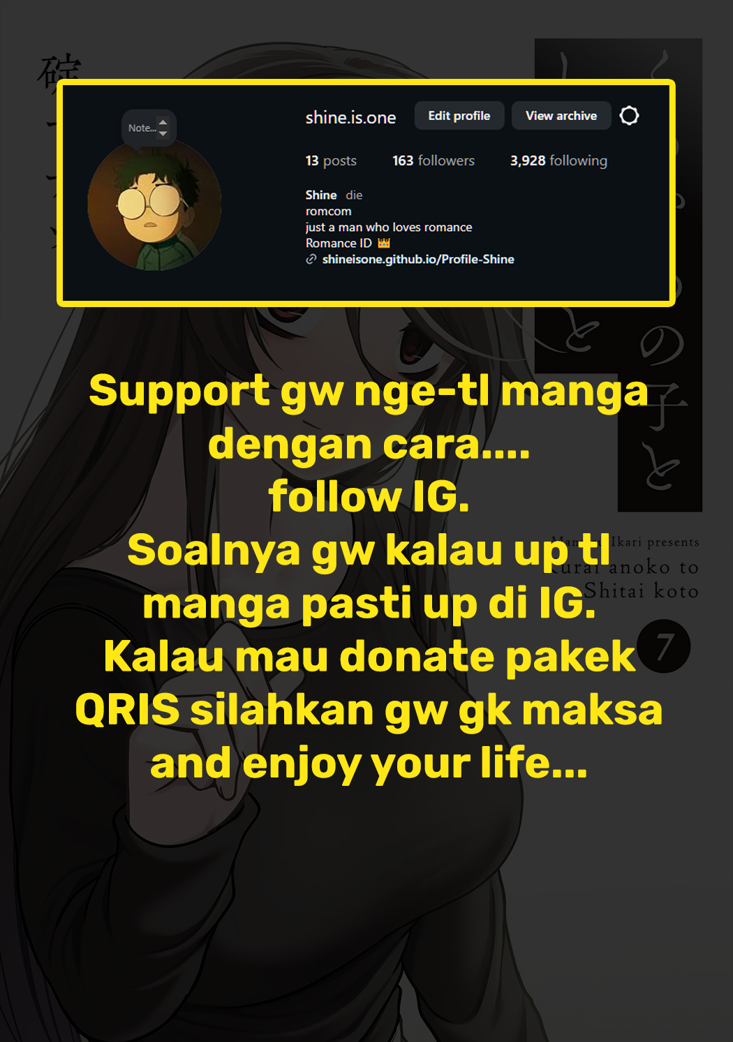 Kurai Anoko to Shitai koto chapter 87 halaman 15