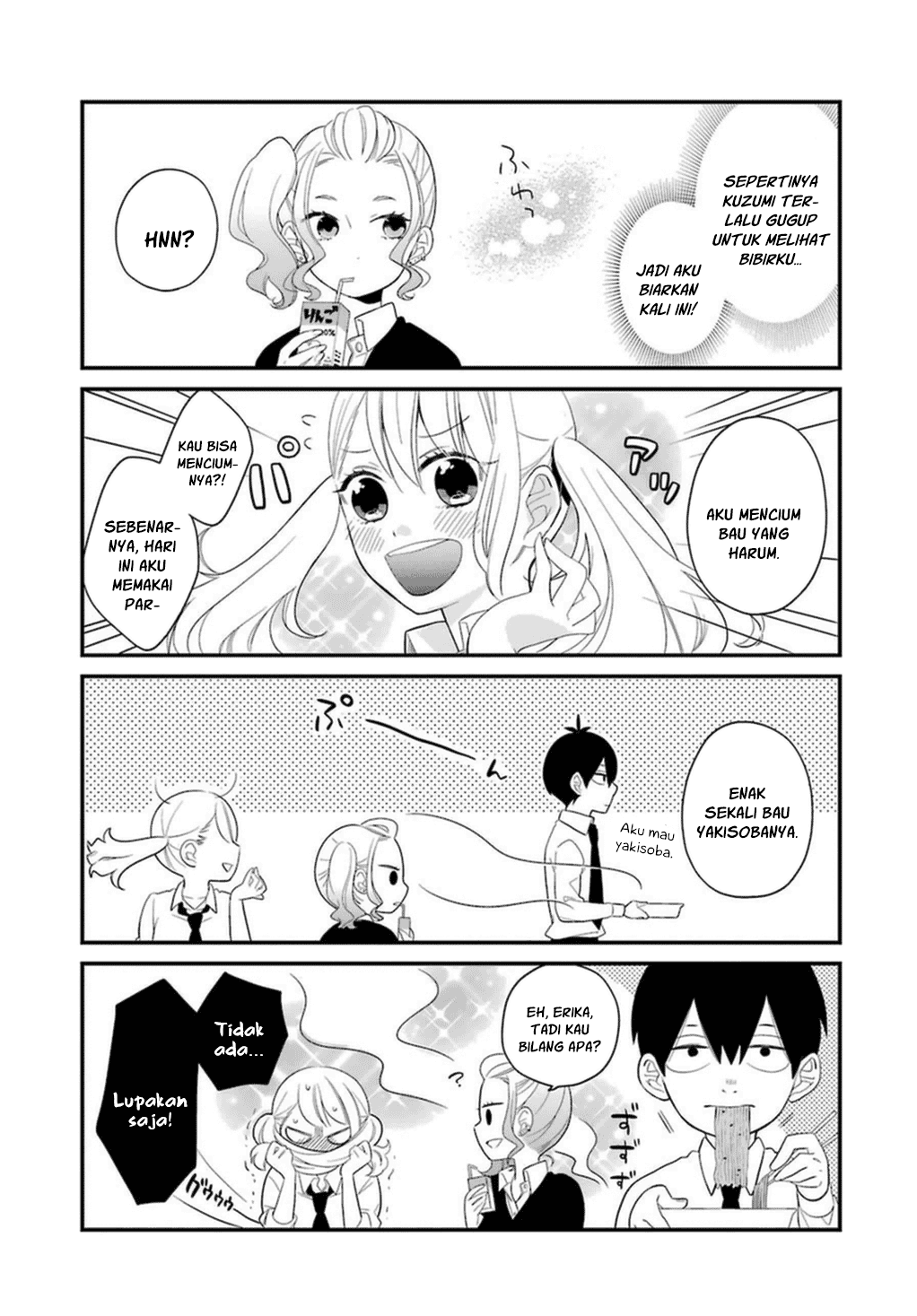 Halaman 9 dari Kusumi-kun, Kuuki Yometemasu ka? Chapter 1
