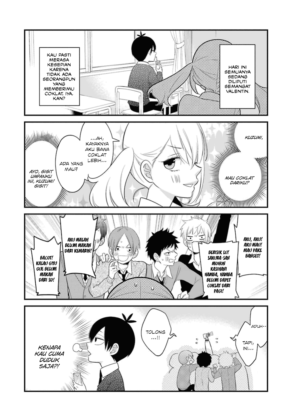 Halaman 7 dari Kusumi-kun, Kuuki Yometemasu ka? Chapter 14