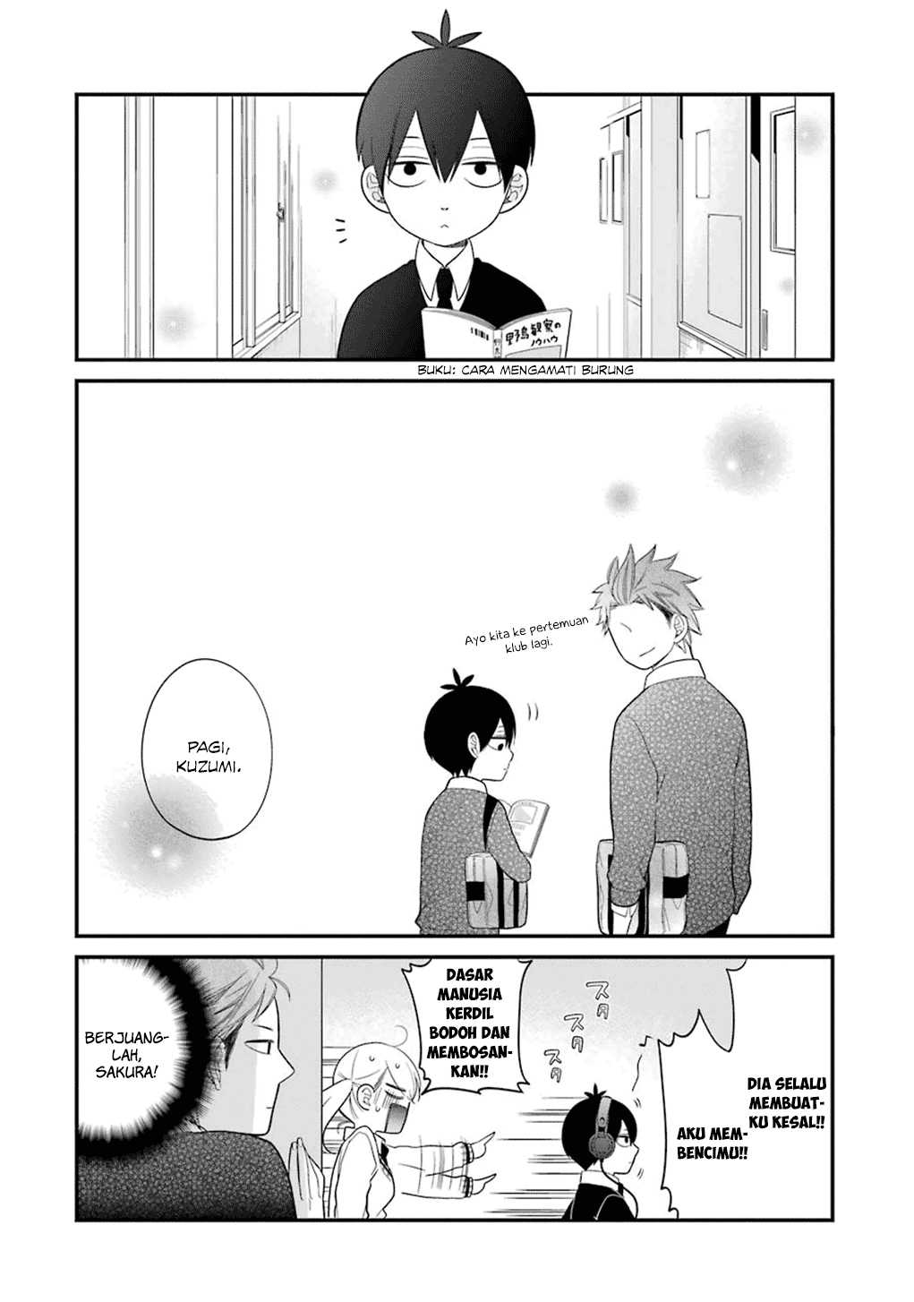 Halaman 21 dari Kusumi-kun, Kuuki Yometemasu ka? Chapter 9