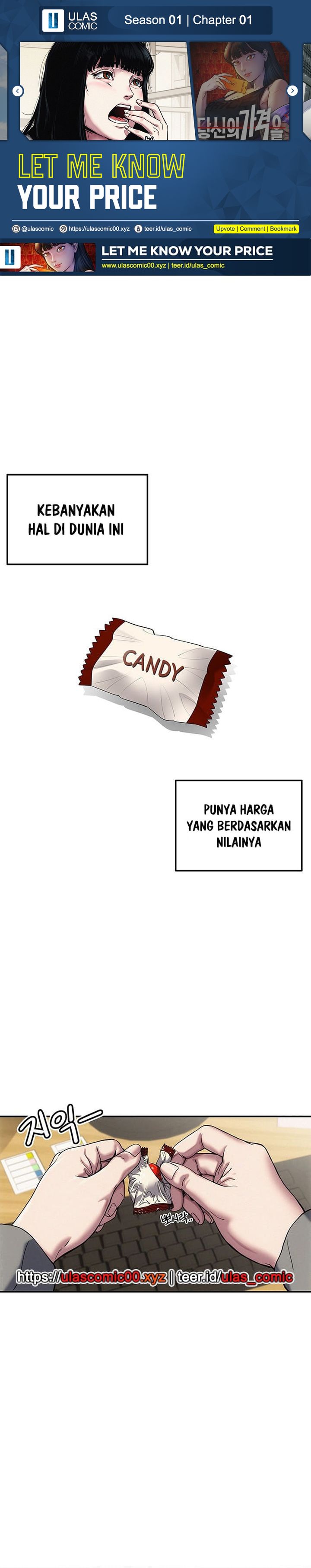 Halaman 1 dari Let Me Know Your Price Chapter 1