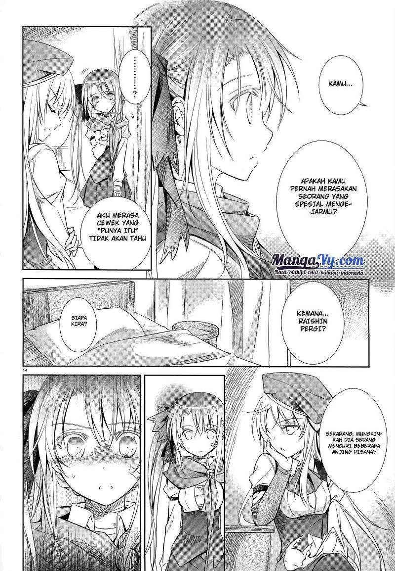 Halaman 14 dari Machine Doll wa Kizutsukanai Chapter 27