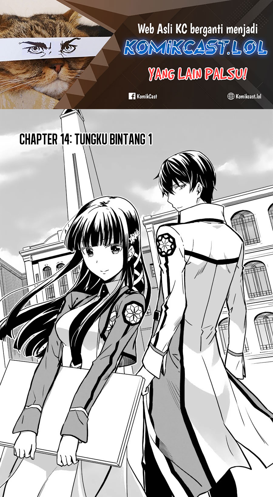 Halaman 2 dari Mahouka Koukou no Rettousei - Double Seven Hen Chapter 14