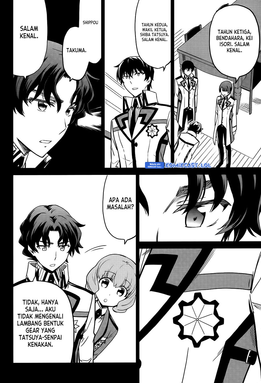 Halaman 10 dari Mahouka Koukou no Rettousei - Double Seven Hen Chapter 6