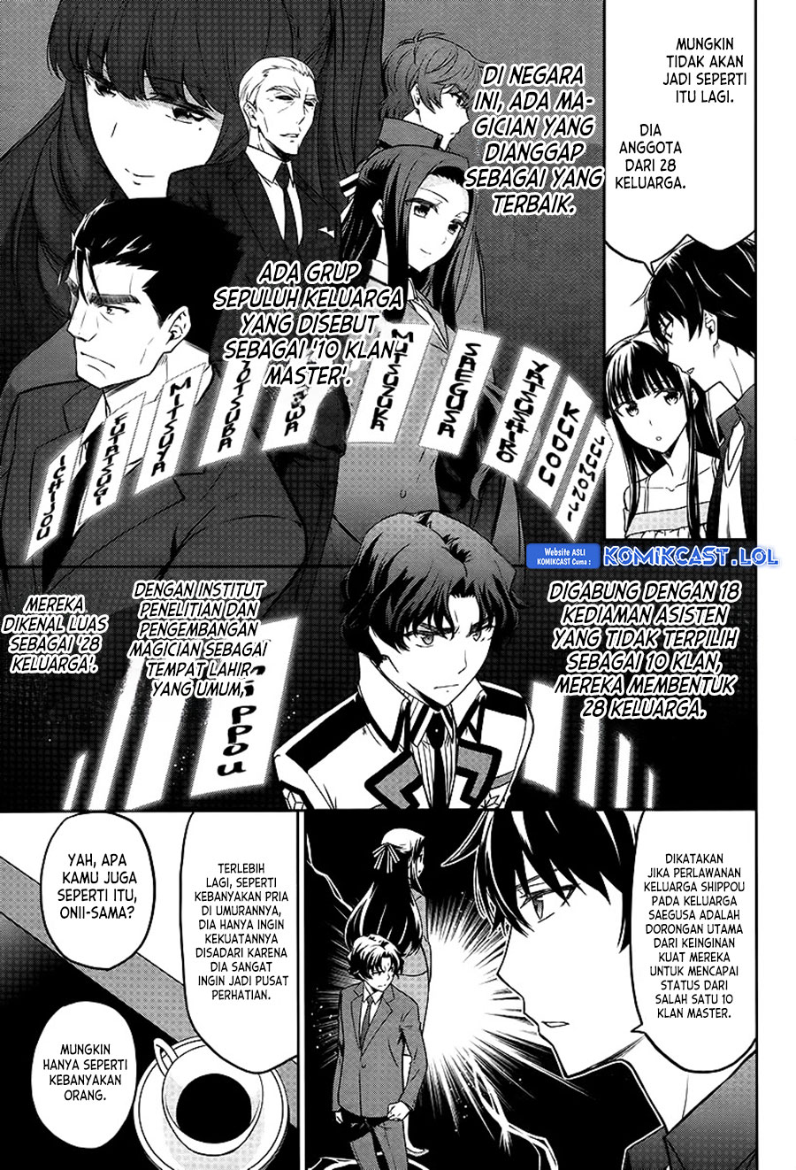 Halaman 6 dari Mahouka Koukou no Rettousei - Double Seven Hen Chapter 7