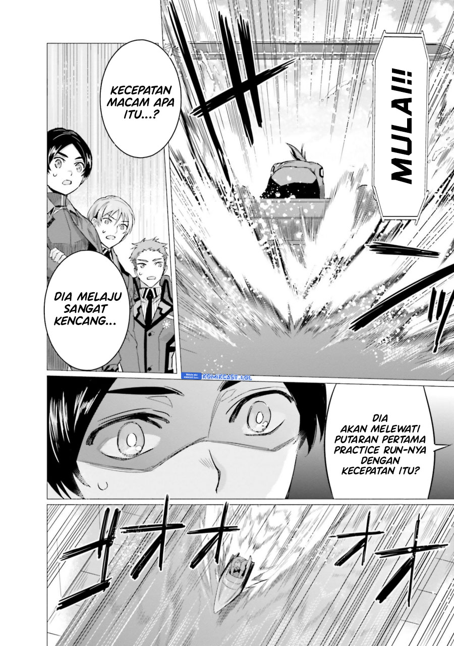 Halaman 7 dari Mahouka Koukou no Rettousei: Steeplechase-hen Chapter 13