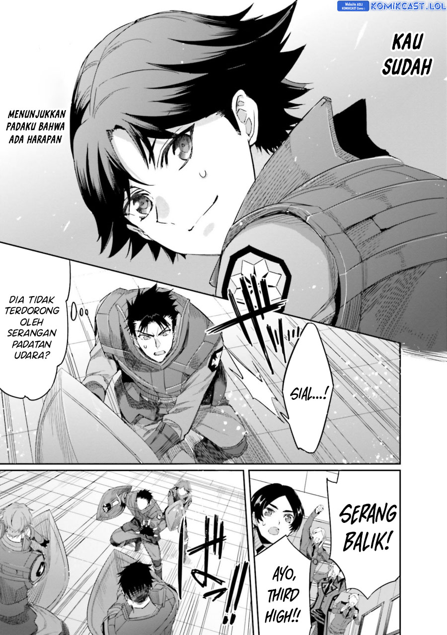 Halaman 24 dari Mahouka Koukou no Rettousei: Steeplechase-hen Chapter 14