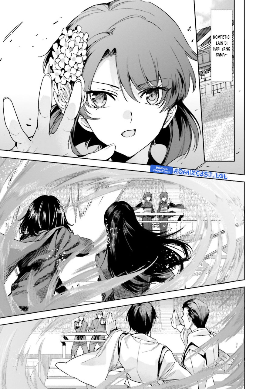 Halaman 30 dari Mahouka Koukou no Rettousei: Steeplechase-hen Chapter 14