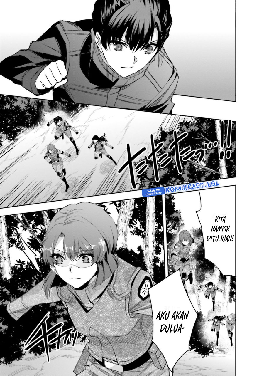 Halaman 26 dari Mahouka Koukou no Rettousei: Steeplechase-hen Chapter 22