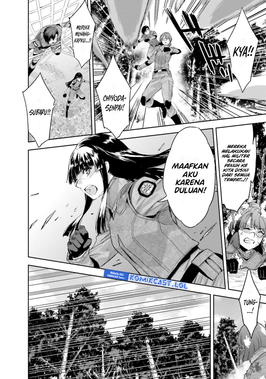 Halaman 27 dari Mahouka Koukou no Rettousei: Steeplechase-hen Chapter 22