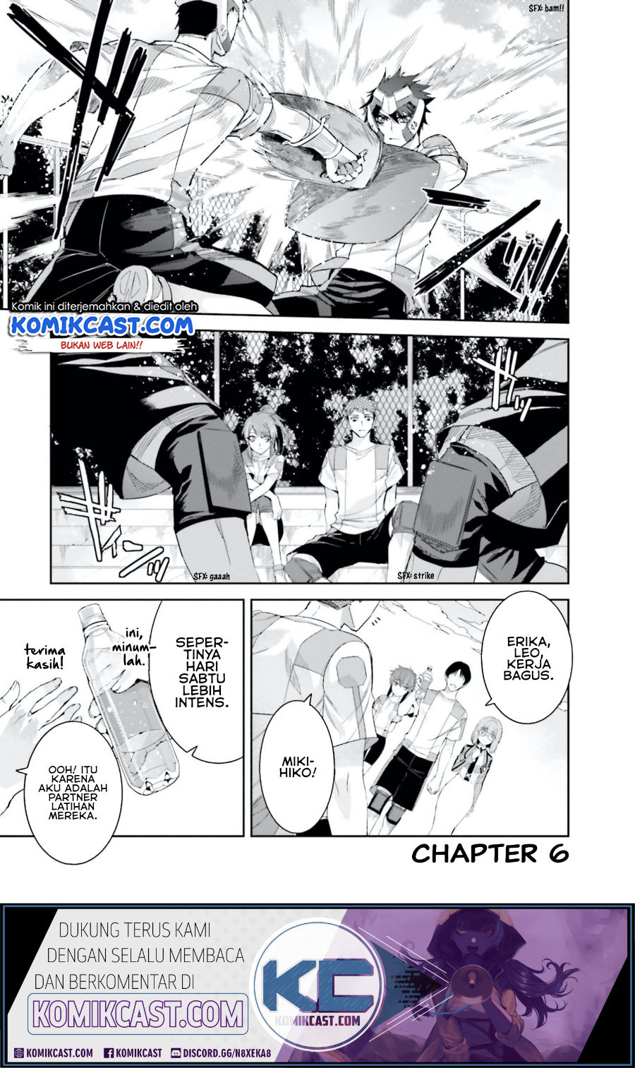 Halaman 2 dari Mahouka Koukou no Rettousei: Steeplechase-hen Chapter 6