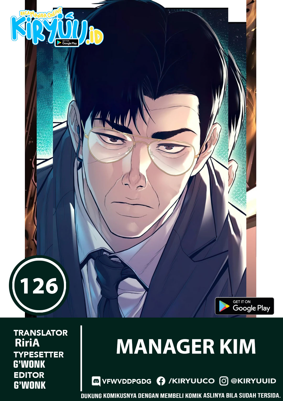Halaman 1 dari Manager Kim Chapter 126