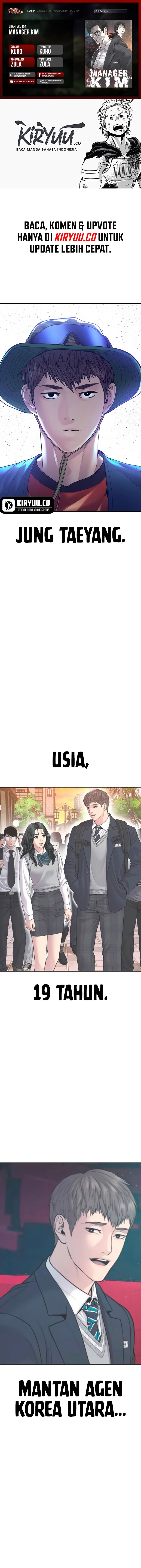 Halaman 1 dari Manager Kim Chapter 154