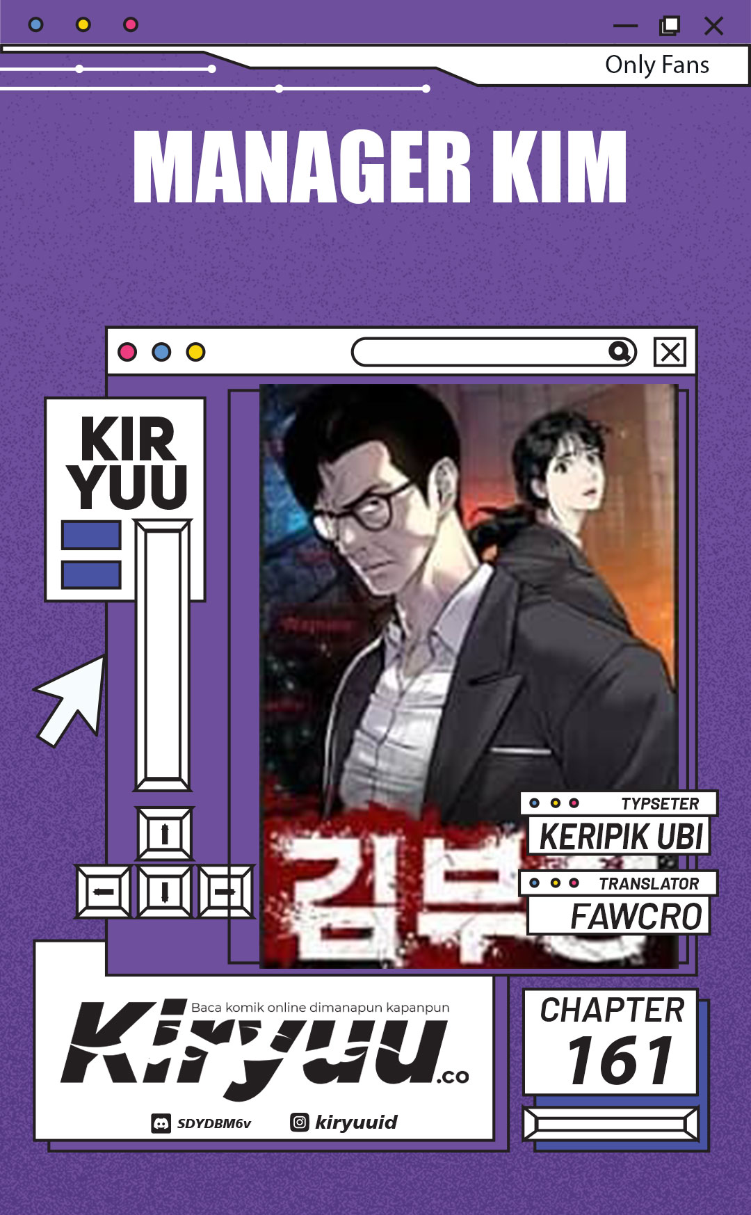 Halaman 1 dari Manager Kim Chapter 161